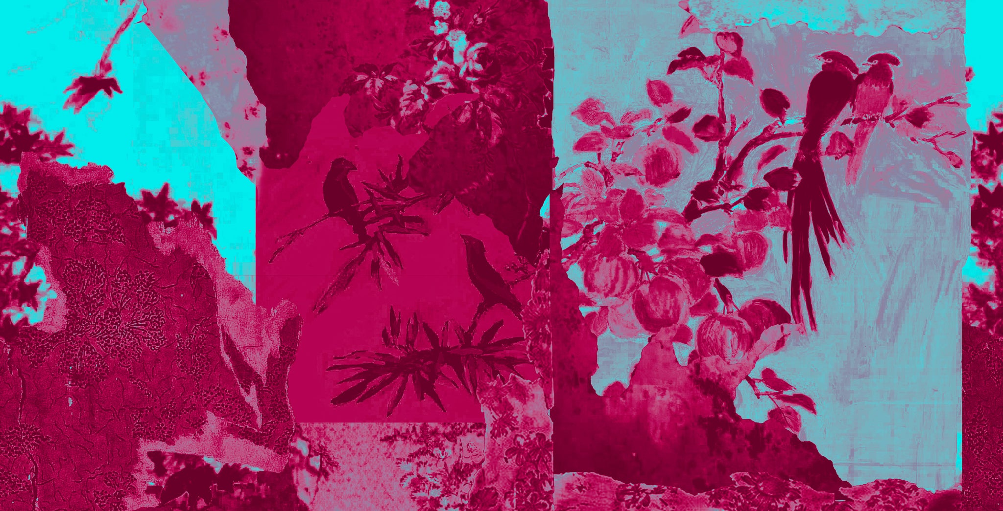 FW25-AM04 Americana en terciopelo con cuello pañuelo estampado " Papel pintado"