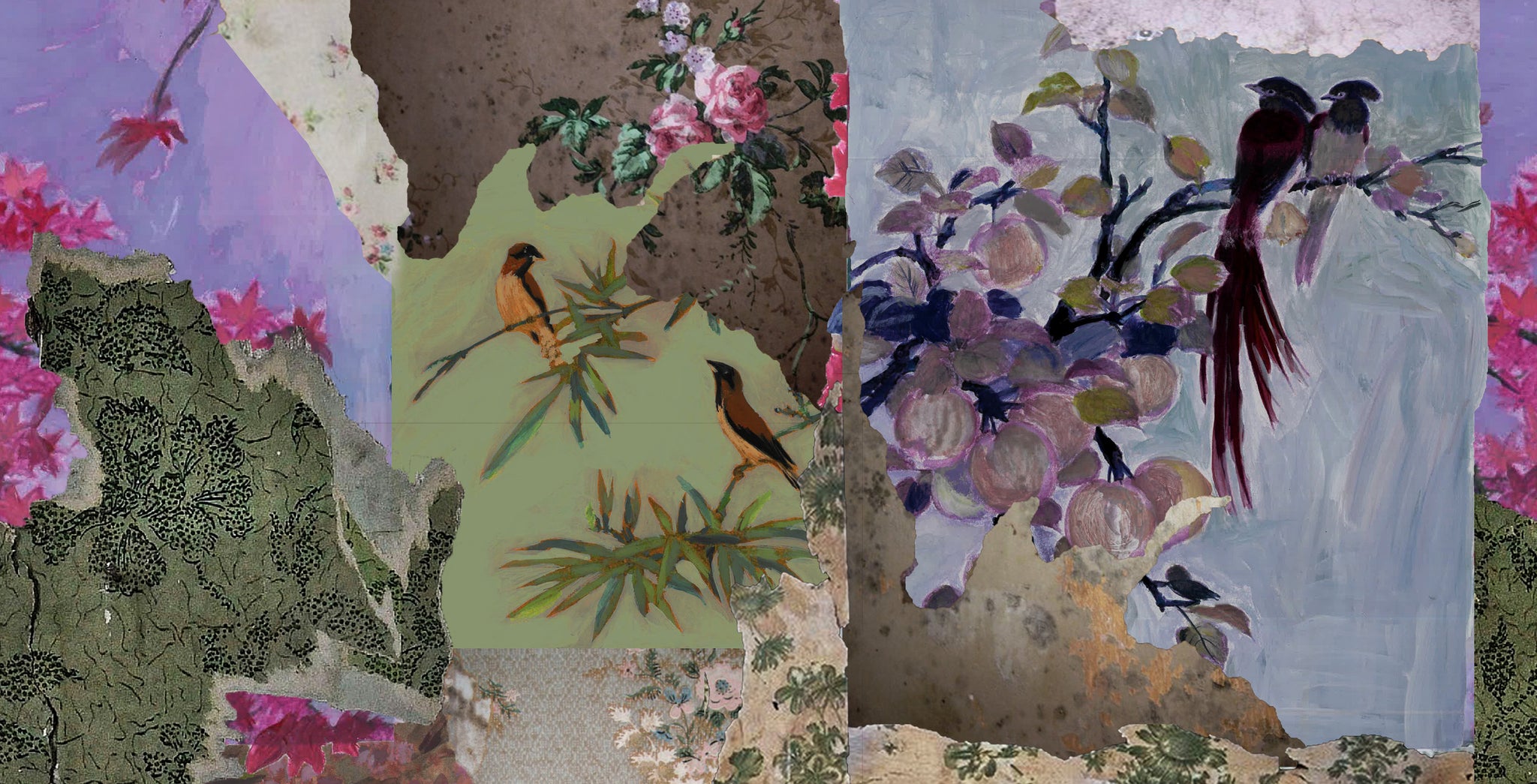 FW25-B011 Blusa étnica estampado “Papel pintado"