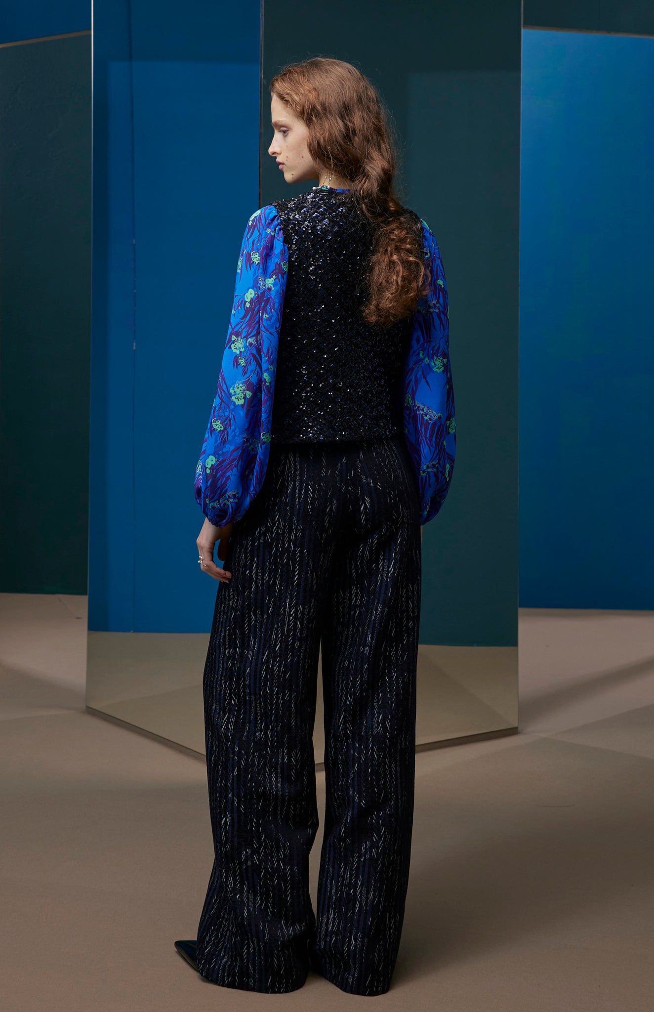 FW25-B019 Blusa étnica estampado ¨Eucaliptos"